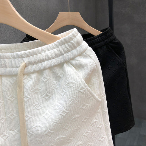 Jacquard Printed Shorts For Men
